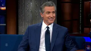Gov. Gavin Newsom, Priscilla Presley